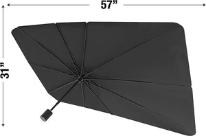 VuraShield: 2-in-1 UV Protection Windshield Umbrella